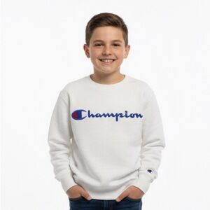 𝅺CHAMPION Youth Boy’s Size Small Crewneck Sweatshirt, VGUC